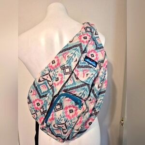 KAVU Cotton Multicolored Casual Outdoors Travel Rope Bag